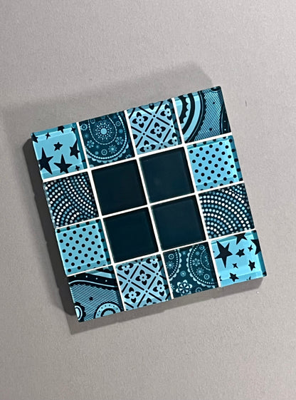 Glass Tile Coasters - WATER Element Collection