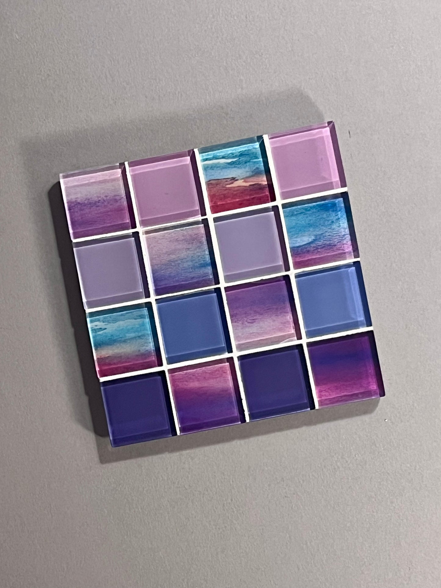 Glass Tile Coasters - COSMOS Element Collection