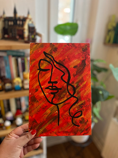 Vibrant Radiance: Confidence on Canvas